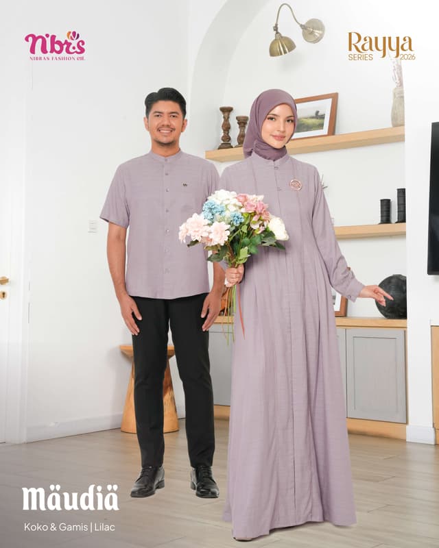 midi dress nibras gamis black dobby Photos by SARIMBIT LEBARAN 2027 (@sarimbit2026.katalog) February 19, 2026