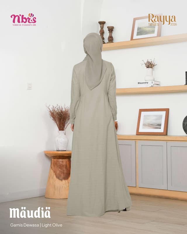 midi dress nibras gamis black dobby Photos by SARIMBIT LEBARAN 2027 (@sarimbit2026.katalog) February 19, 2026